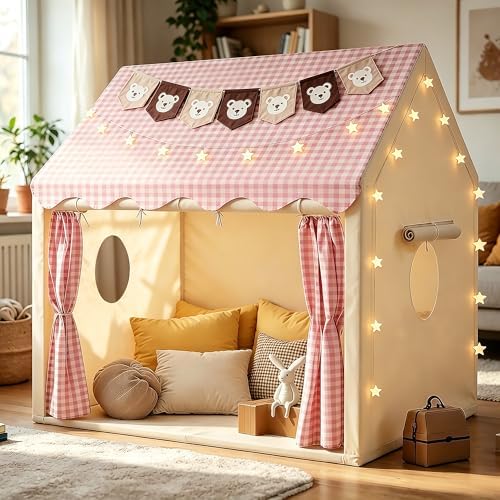 Kids Play Tent with Star Lights and Carry Bag