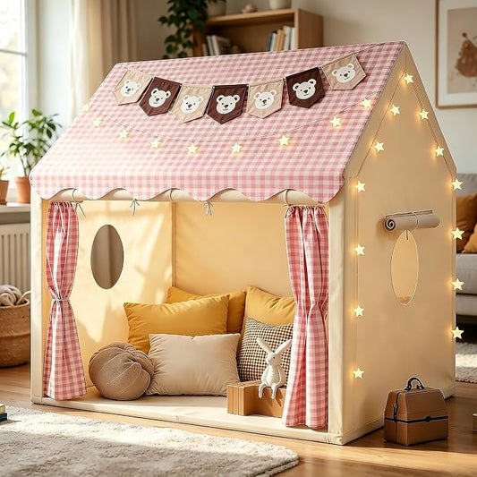 Kids Play Tent with Star Lights and Carry Bag